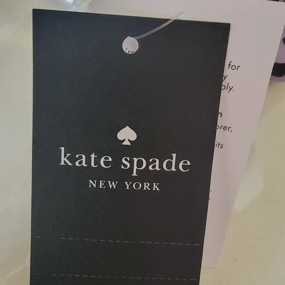 ***BUNDLE***Kate Spade Cosmetic Bag NWT And Rose Gold Tone Earrings NWT